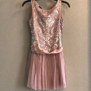 Biscotti Filigree cocoa pink dress